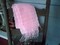 The Rose Quartz Pink Crochet Scarf. Homespun Gypsy Bohochic Hand Crocheted Fringe Scarf. product 2